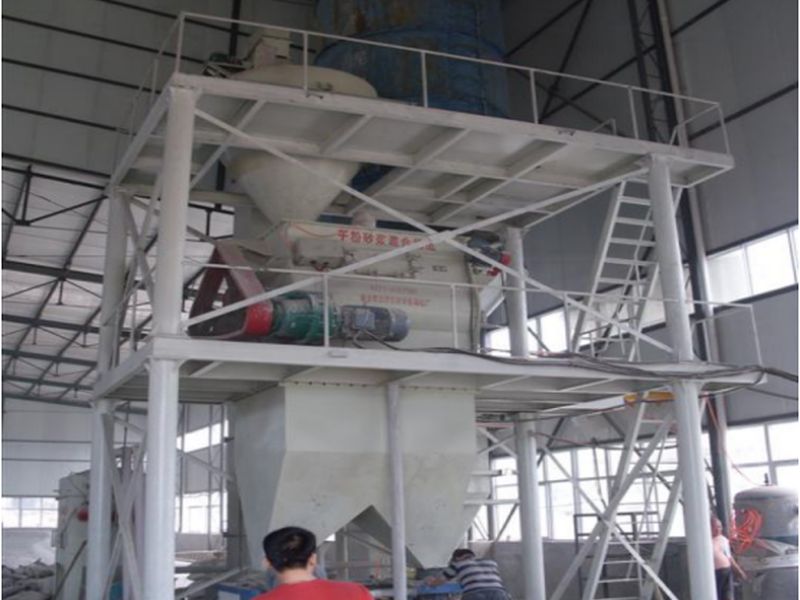 河南省鹤壁市定海混凝土有限公司砂浆设备内景主机